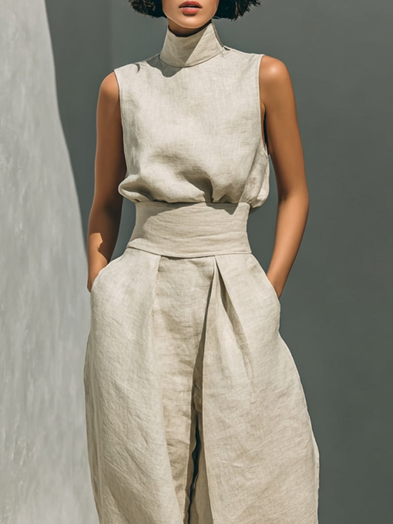 LENORA™ - SOMMERSET AUS BAUMWOLL-LEINEN-MIX