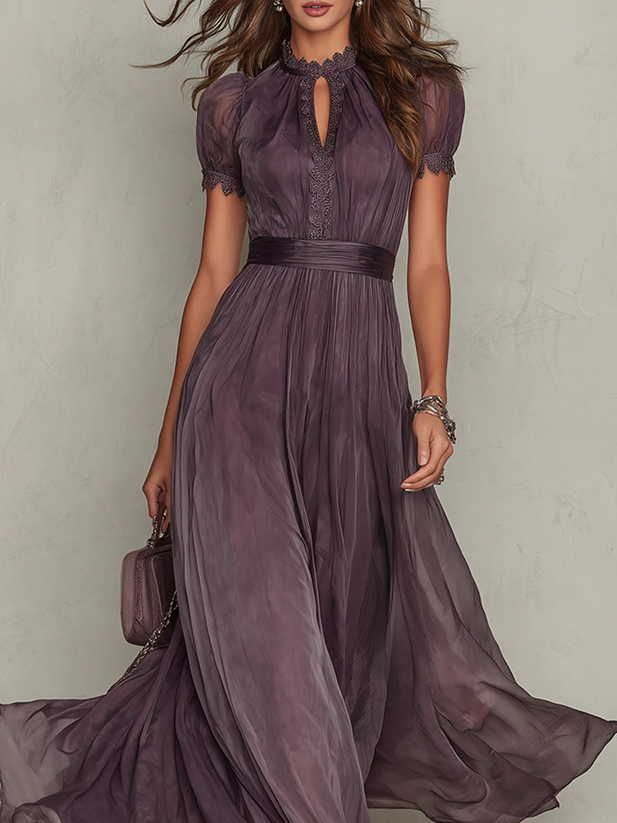 MARILYN™ - ELEGANTES GERAFFTES SOMMER-MAXIKLEID