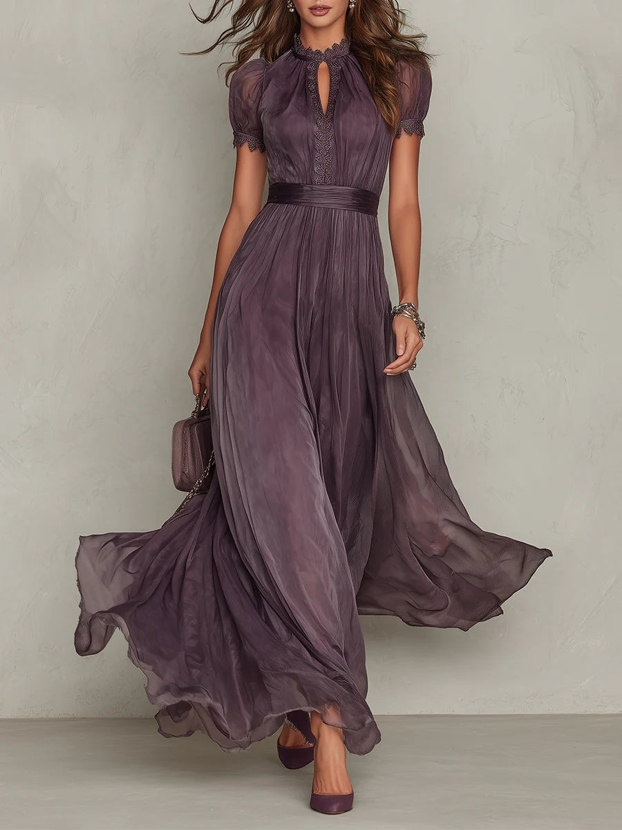 MARILYN™ - ELEGANTES GERAFFTES SOMMER-MAXIKLEID