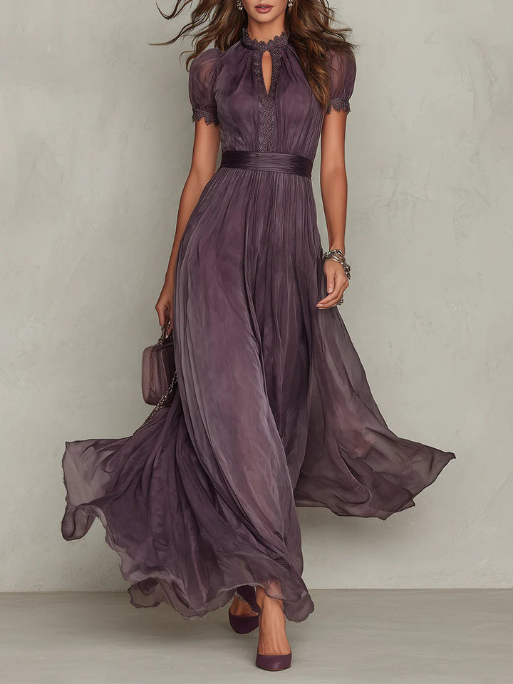 MARILYN™ - ELEGANTES GERAFFTES SOMMER-MAXIKLEID