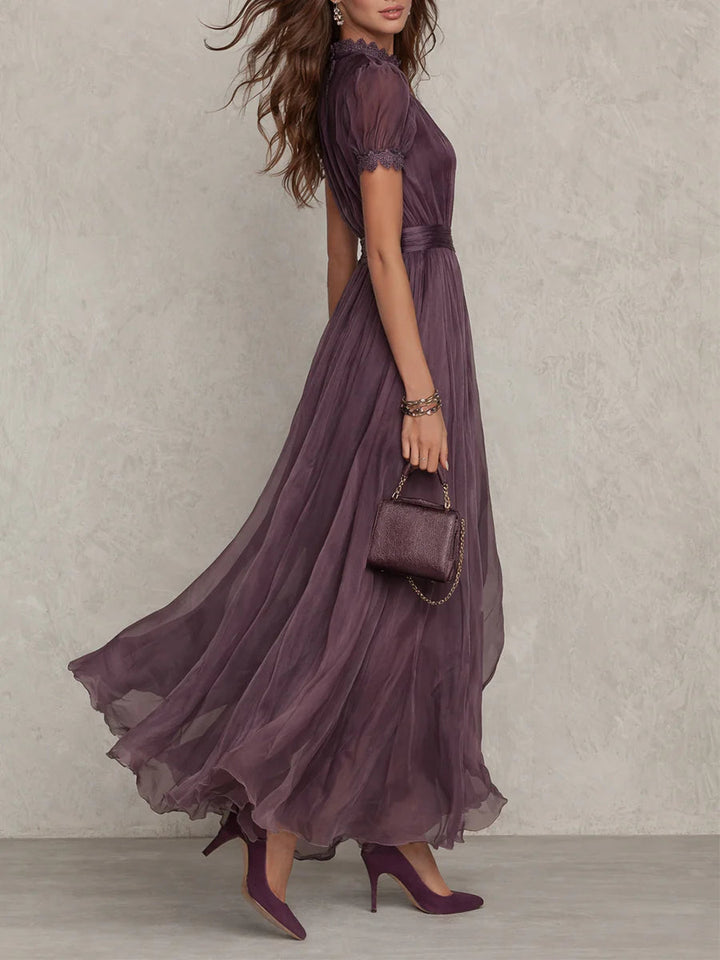 MARILYN™ - ELEGANTES GERAFFTES SOMMER-MAXIKLEID