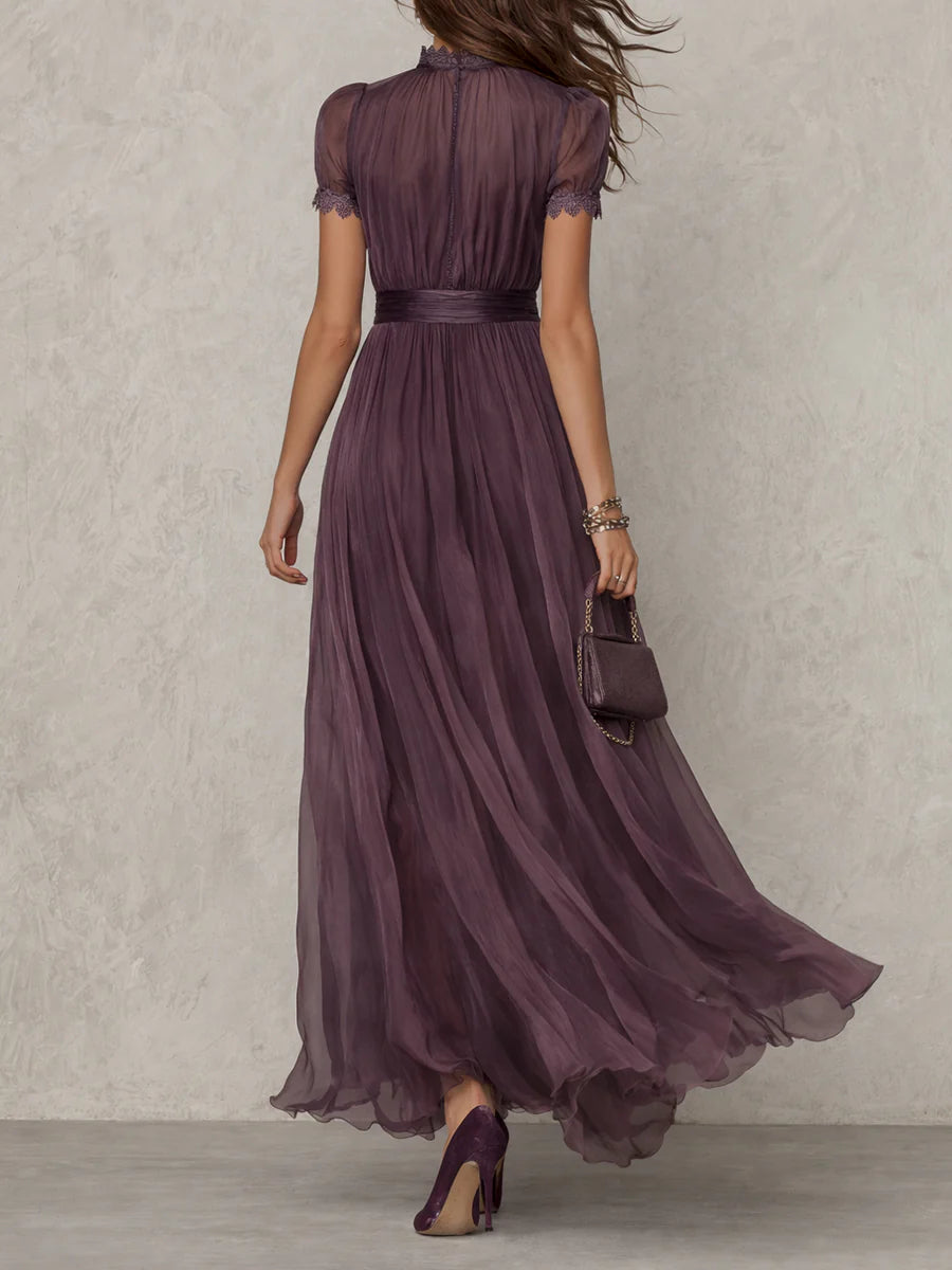 MARILYN™ - ELEGANTES GERAFFTES SOMMER-MAXIKLEID