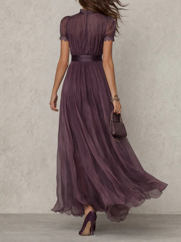 MARILYN™ - ELEGANTES GERAFFTES SOMMER-MAXIKLEID