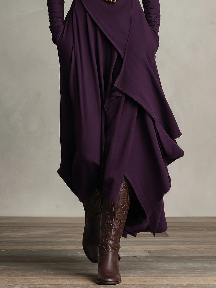 Arielle | Vintage Asymmetrisches Colkleid