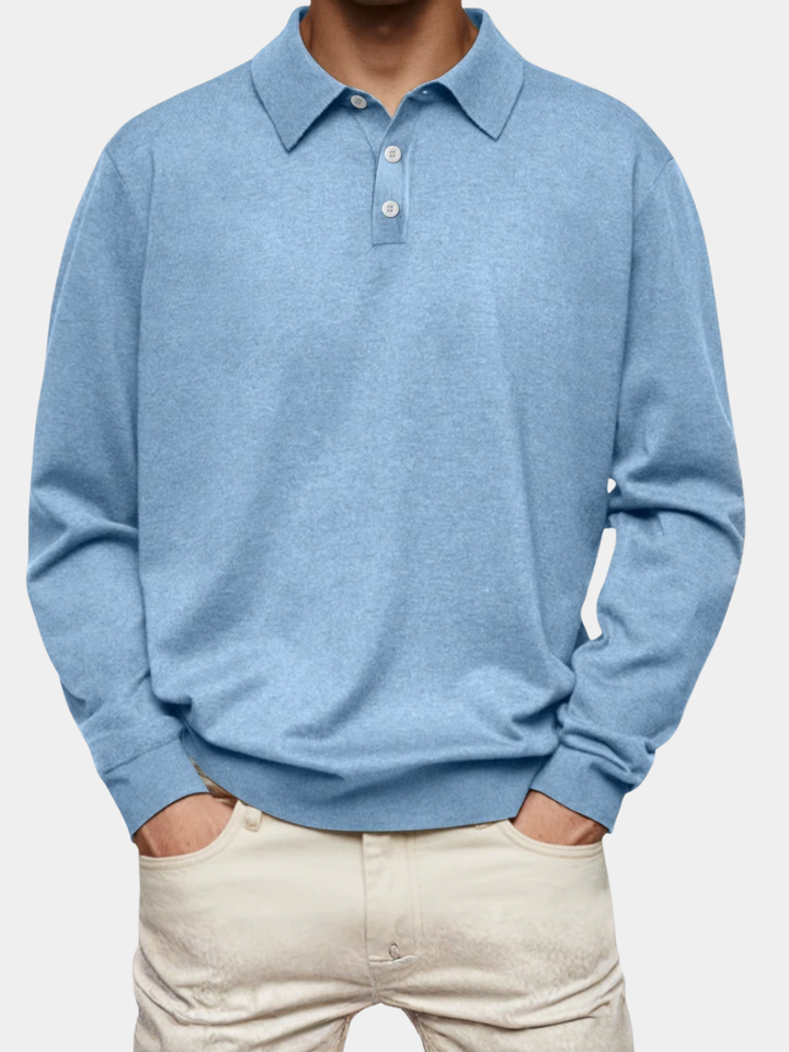 Laurin – Langarm-Poloshirt