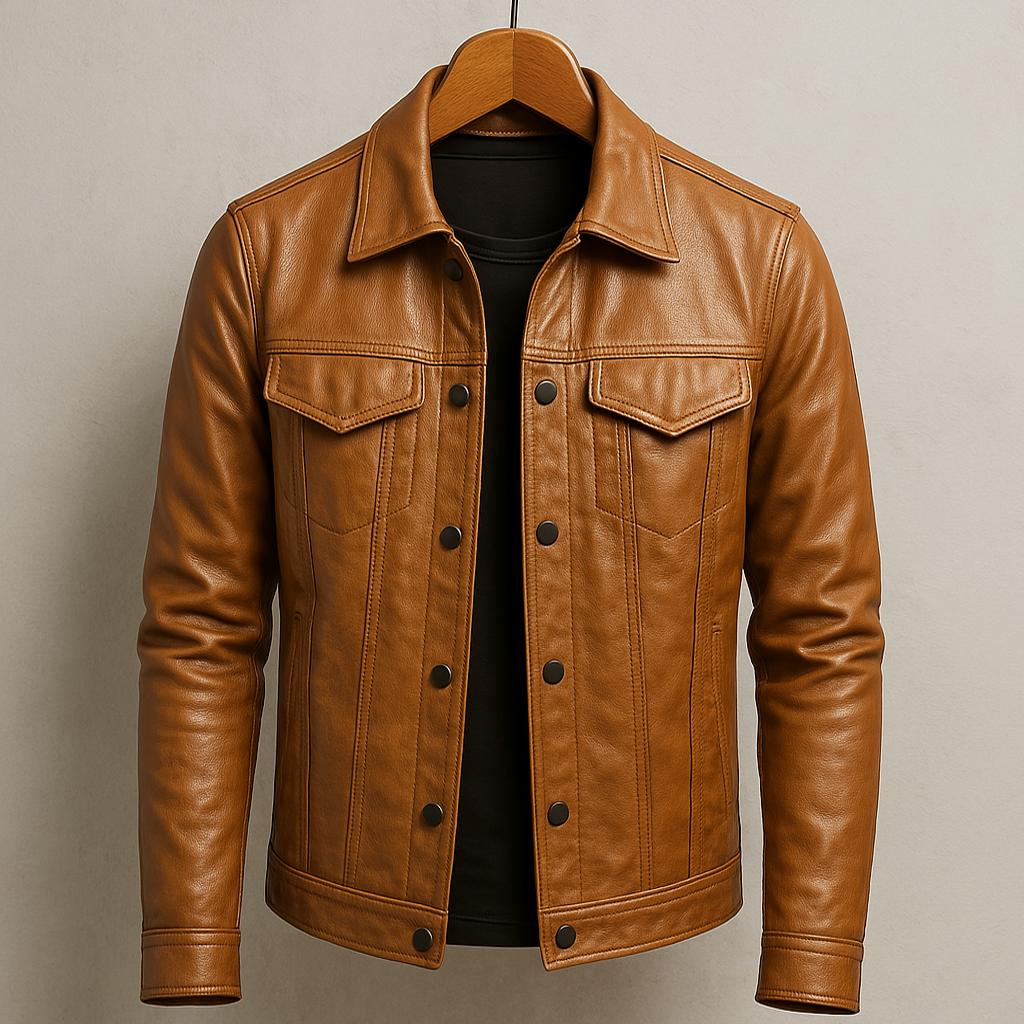 Leder Rider Jacke