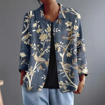 Nienke | Elegante Blumenjacke