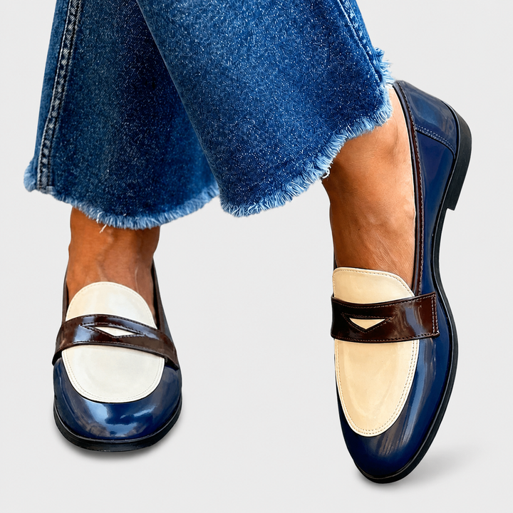 Claudia | Zweifarbige Loafer