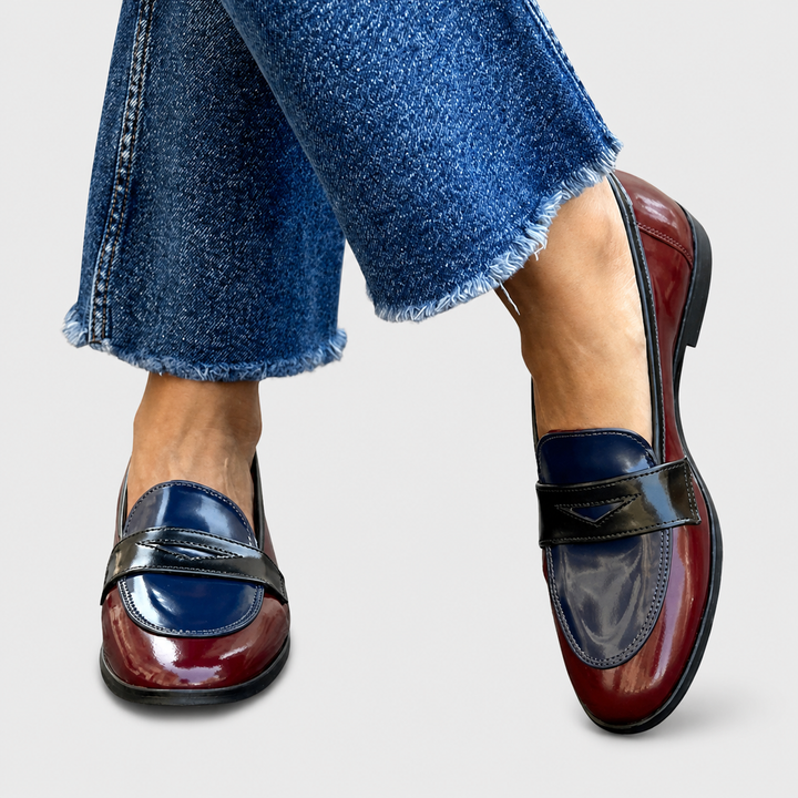 Claudia | Zweifarbige Loafer