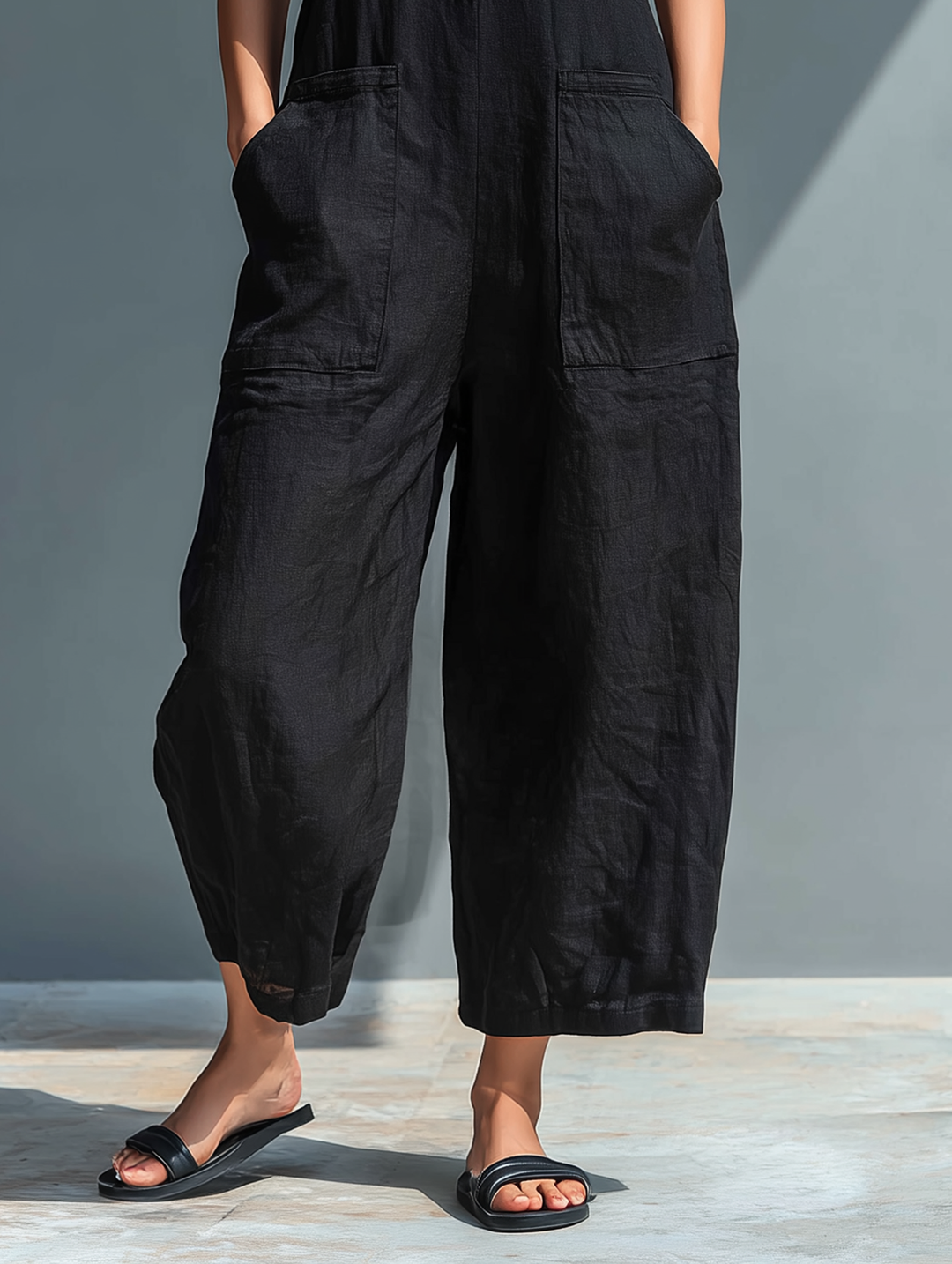 RUTH™ - ELEGANTER JUMPSUIT MIT KNOPFLEISTE UND WEITEM BEIN