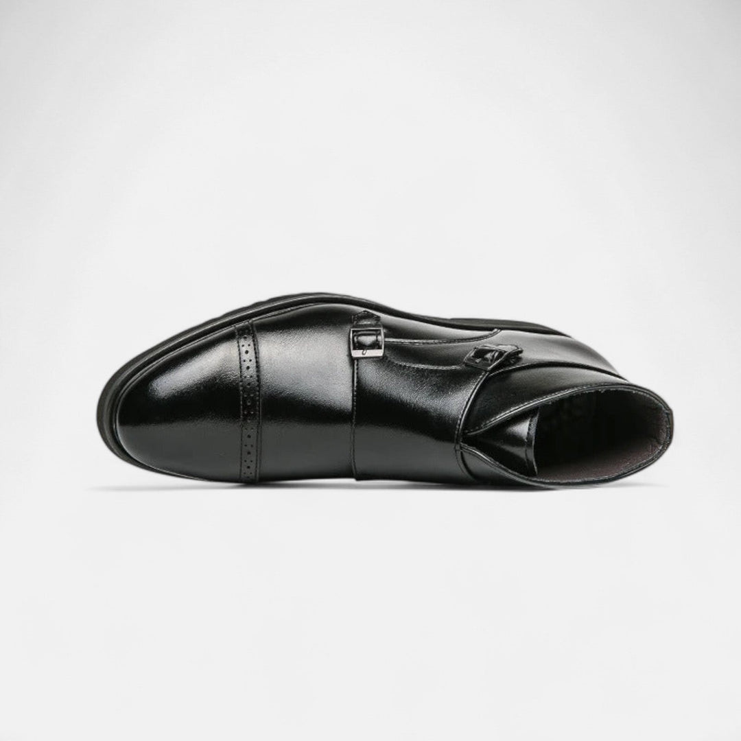 Leon | Monk-Strap Stiefeletten aus Ecopelle