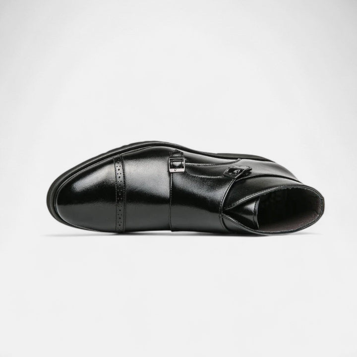 Leon | Monk-Strap Stiefeletten aus Ecopelle