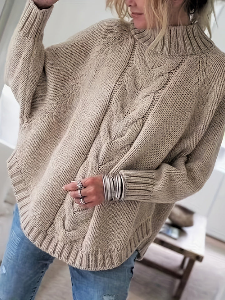 Livia – Rippstrickpullover mit Hemddetail