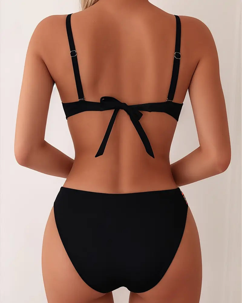 Lois | Sexy Rückenausschnitt Bikini Set