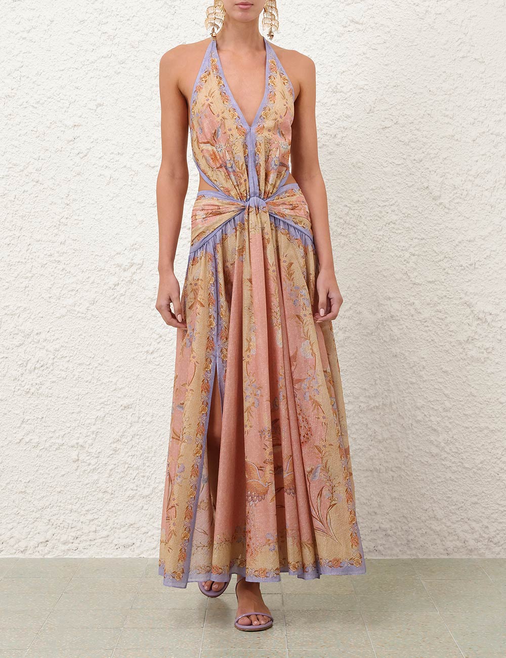 Maxi Boho-Blumenrobe