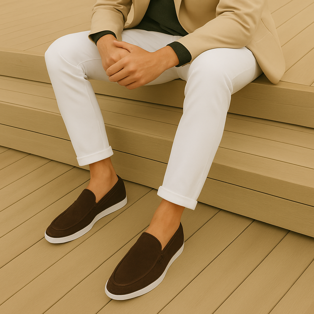 Luigi | Elegante Mokassins aus Wildleder