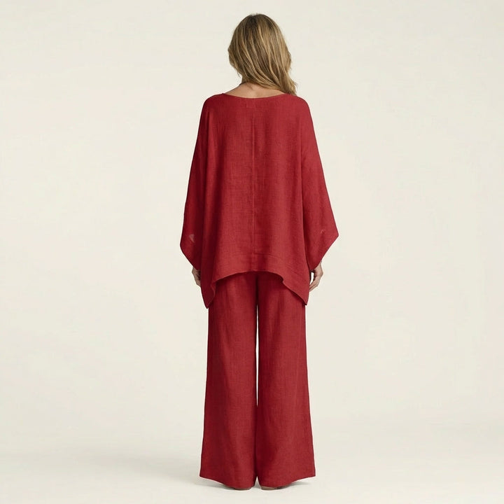 Ensemble Bohème aus Leinen