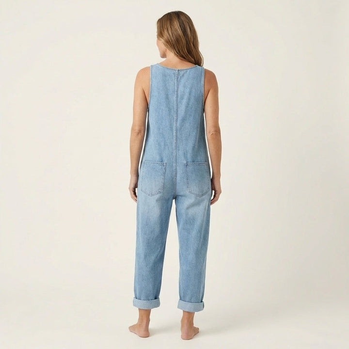 Liva | Jumpsuit mit Knopfträgern