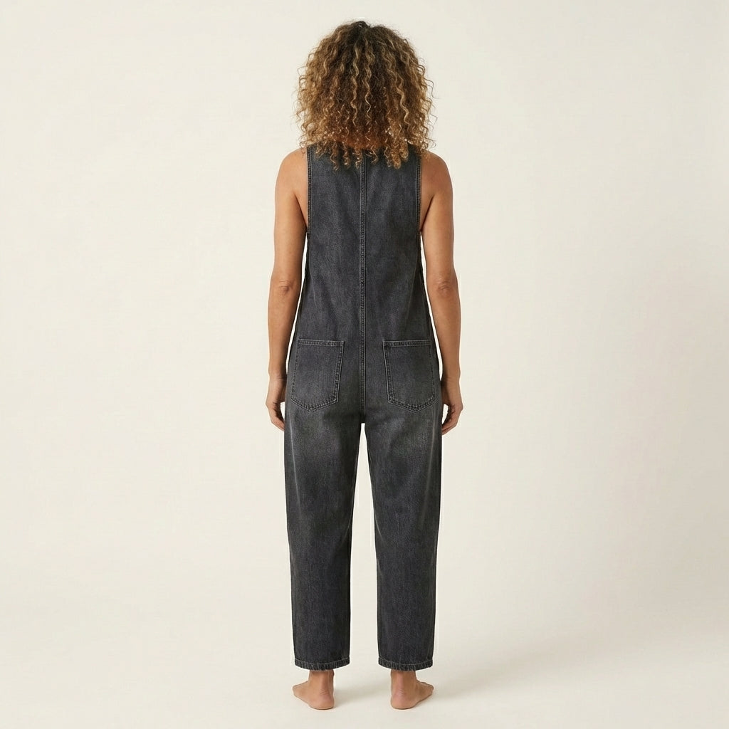 Liva | Jumpsuit mit Knopfträgern