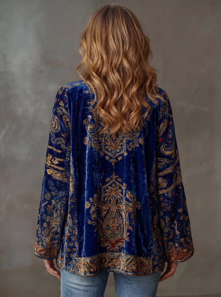 Darcy | Boho Bestickter Kimono Cardigan