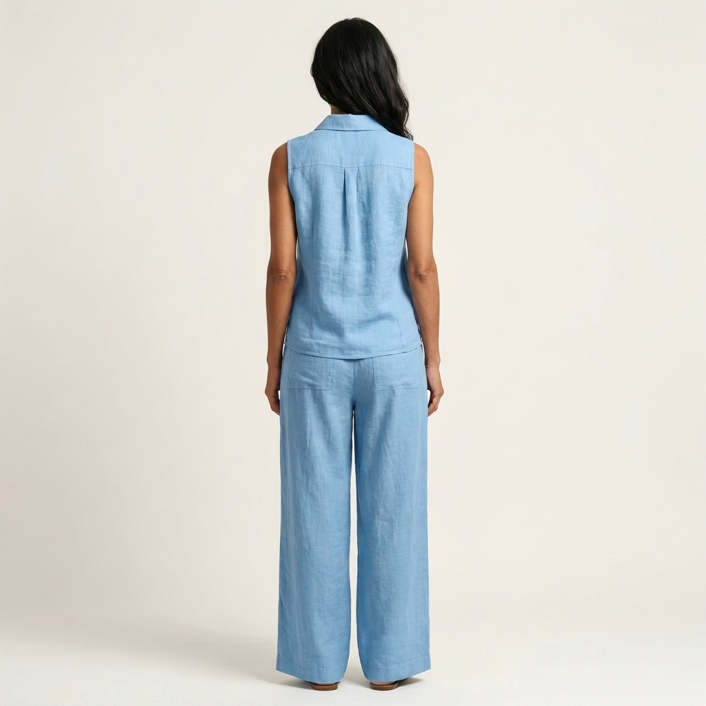 Ensemble Cache-Cœur mit weitem Hosen
