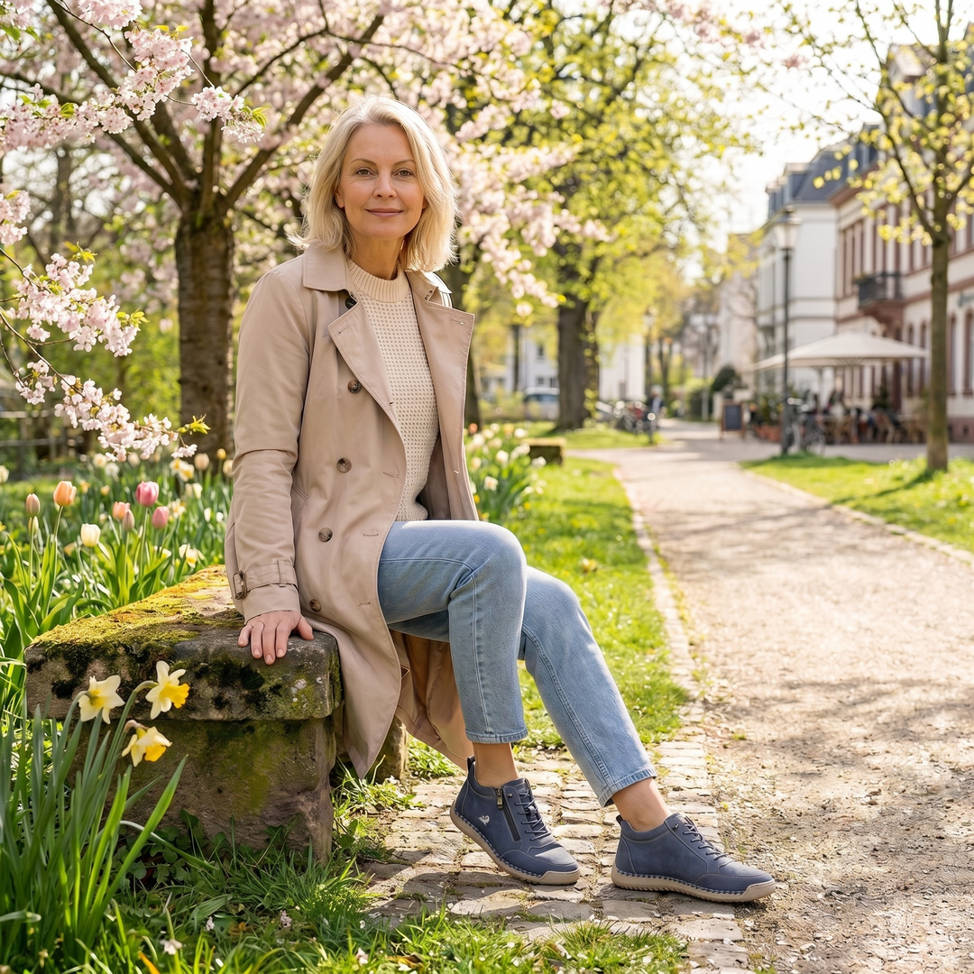 Noemi | Ergonomische Sneakers mit Reißverschluss