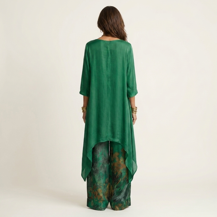 Berber zweiteiliges Set mit asymmetrischer Tunika