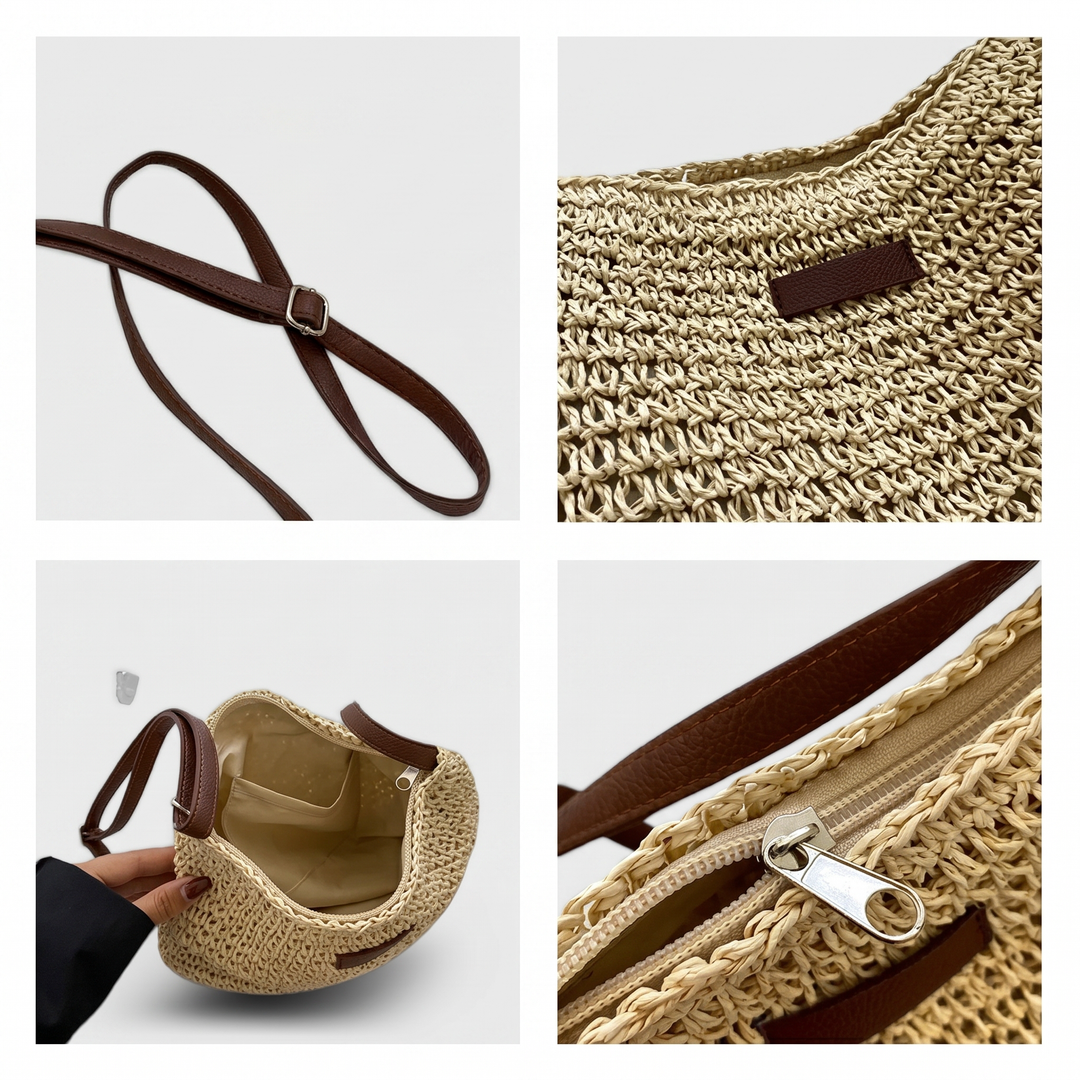 Simone | Elegante Geflochtene Tasche