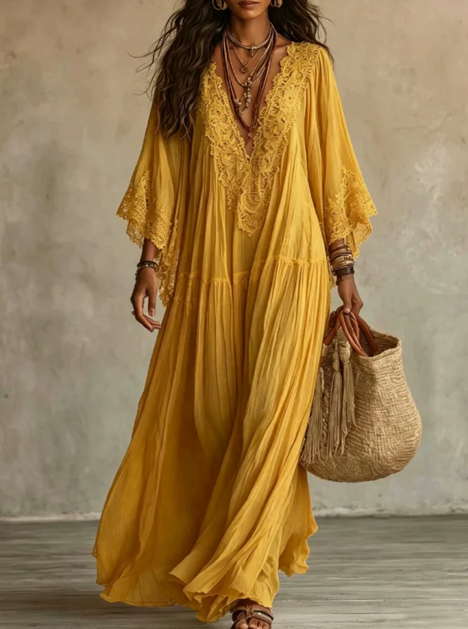 CELESTE™ - ELEGANTES SOMMER-MAXIKLEID