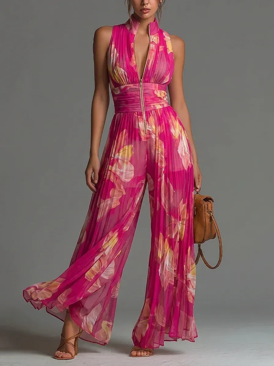 LAURA™ - ELEGANTER PLISSEE-JUMPSUIT