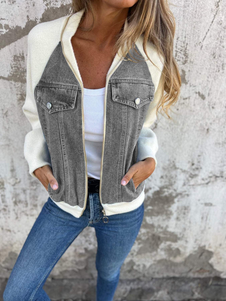 Oliva - Jeansjacke
