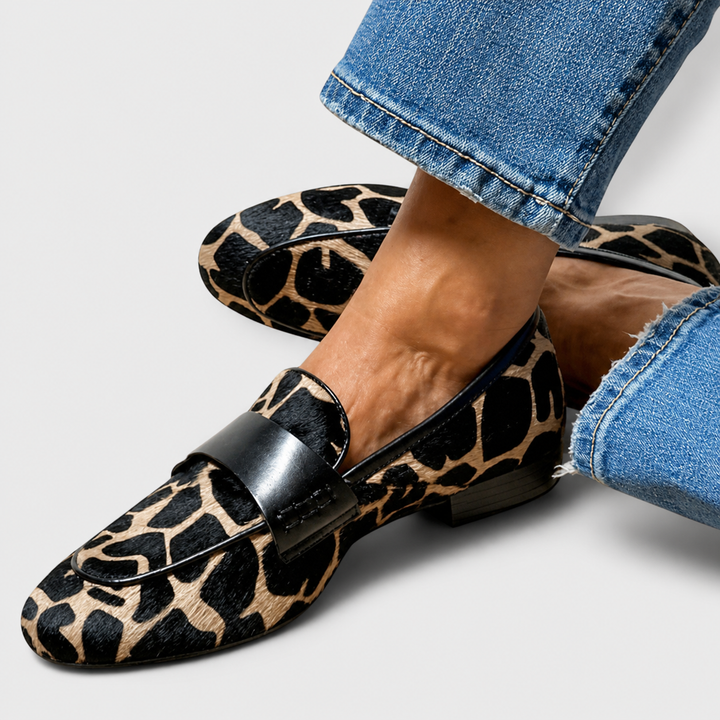 Léonie | Loafers mit Leopardenmuster