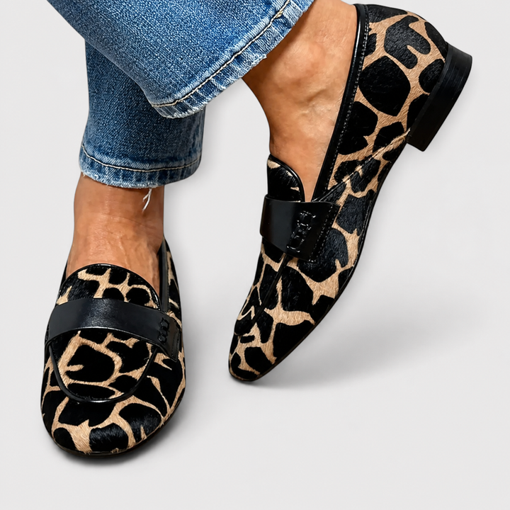 Léonie | Loafers mit Leopardenmuster