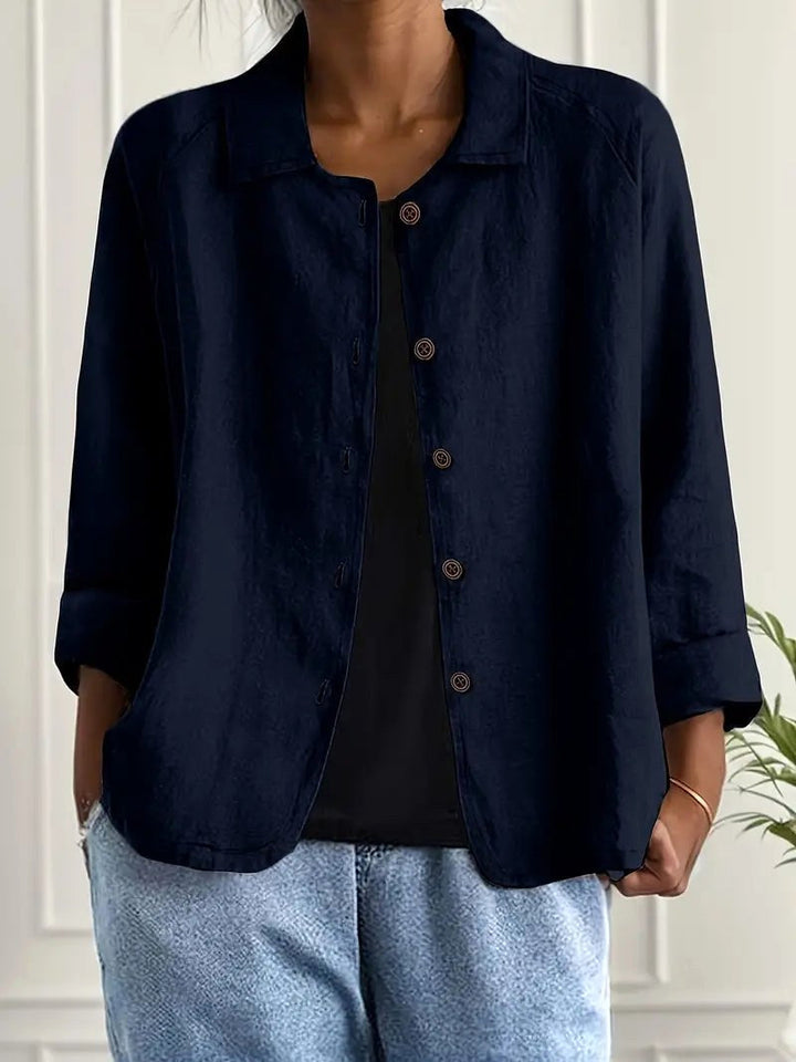 Mirthe | Feine Knopfleiste Bluse