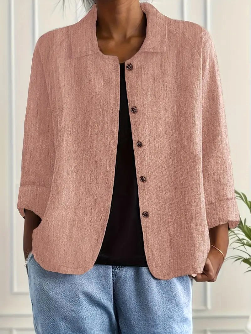 Simone | Chemisier Rosa Ton
