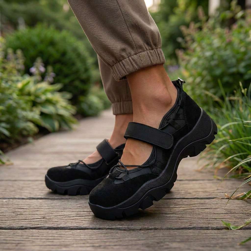 Chiara | Bequeme Schuhe in Wildlederoptik für Spaziergänge