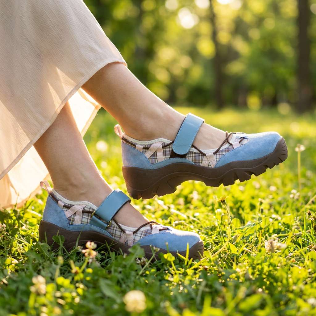 Chiara | Bequeme Wildleder-Sandalen für Spaziergänge