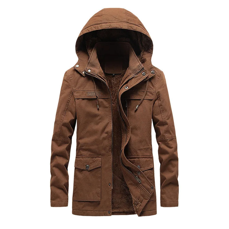 Elegante winddichte Winterjacke