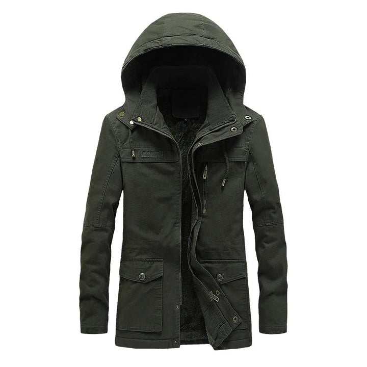 Legere Baumwoll-Winterjacke