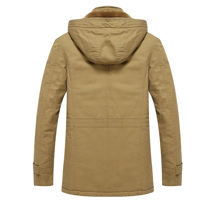 Elegante Baumwoll-Winterjacke mit Fütterung