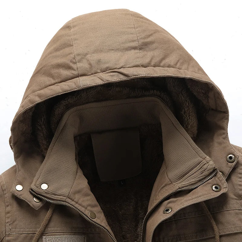 Legere Baumwoll-Winterjacke