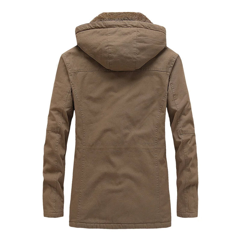 Legere Baumwoll-Winterjacke