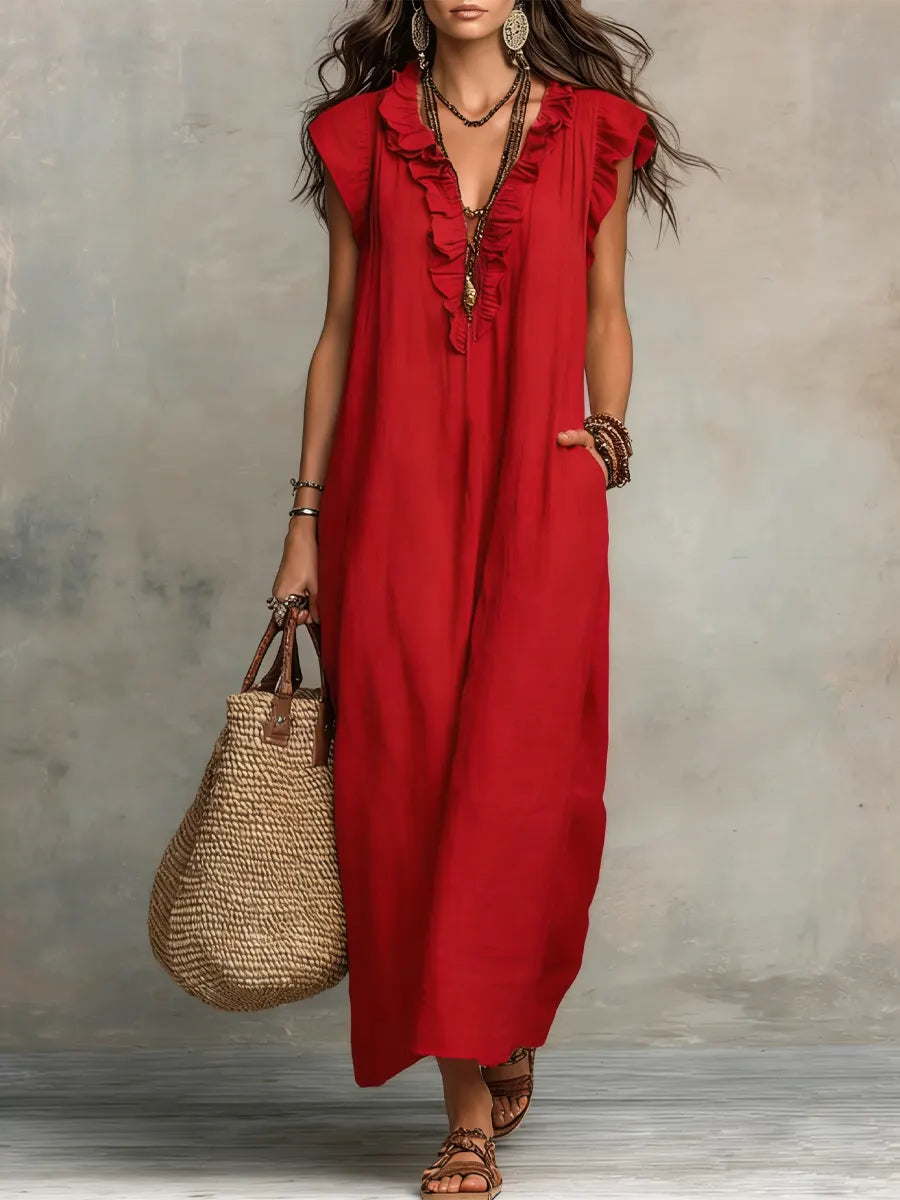 CAMELLIA™ - ELEGANTES SOMMER-MAXIKLEID