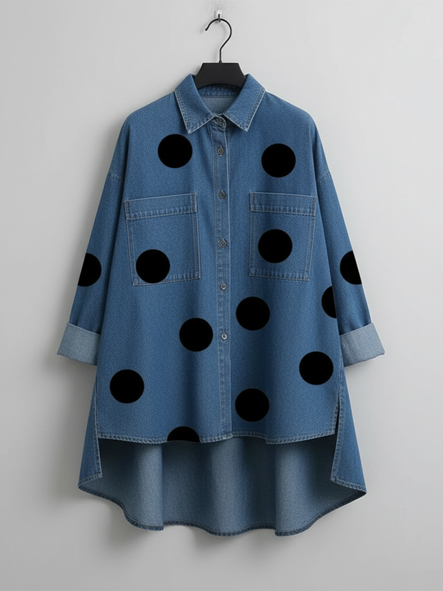 Peggy™ — Polka-Dot Overshirt
