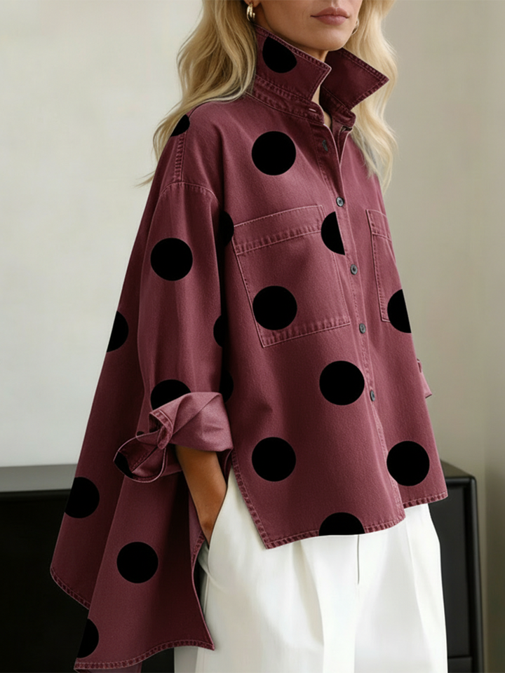 Peggy™ — Polka-Dot Overshirt