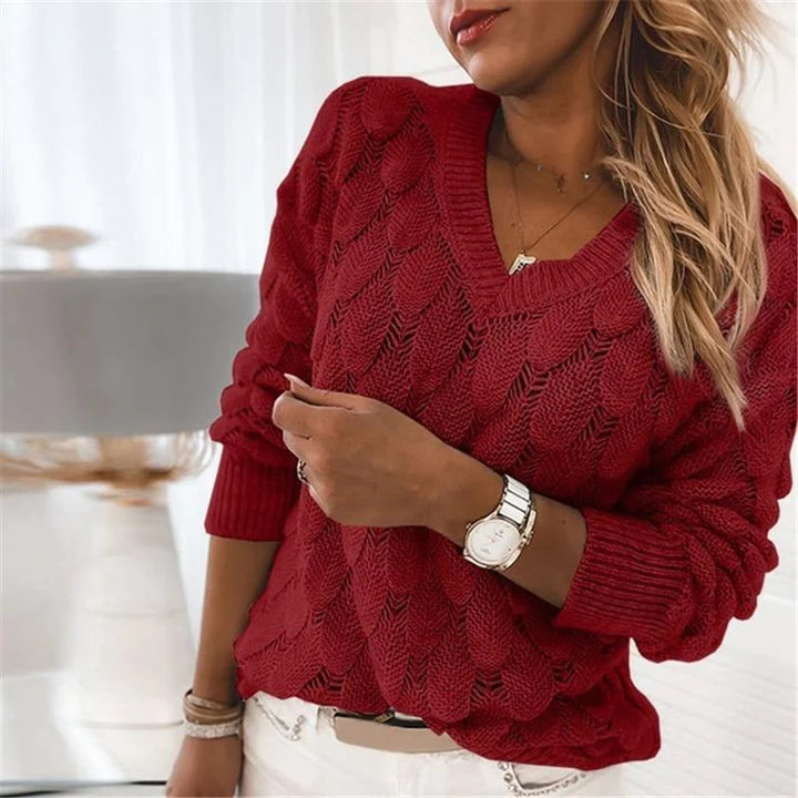 Noemier | Pullover mit V-Ausschnitt