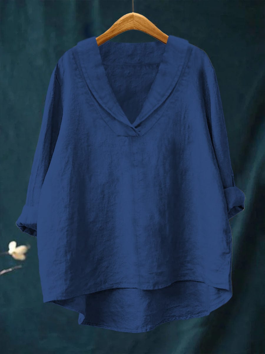 Theresa | Entspannte V-Ausschnitt Bluse
