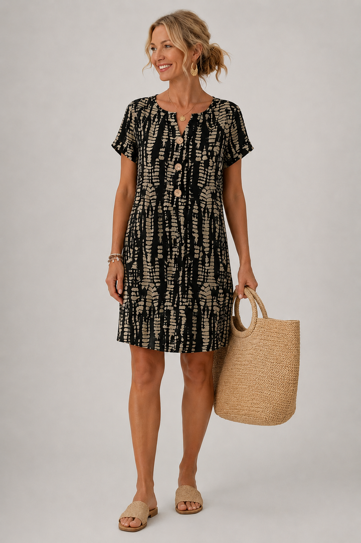 Santorini Eleganz Kleid