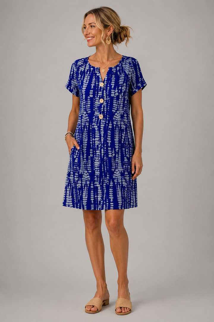 Santorini Eleganz Kleid