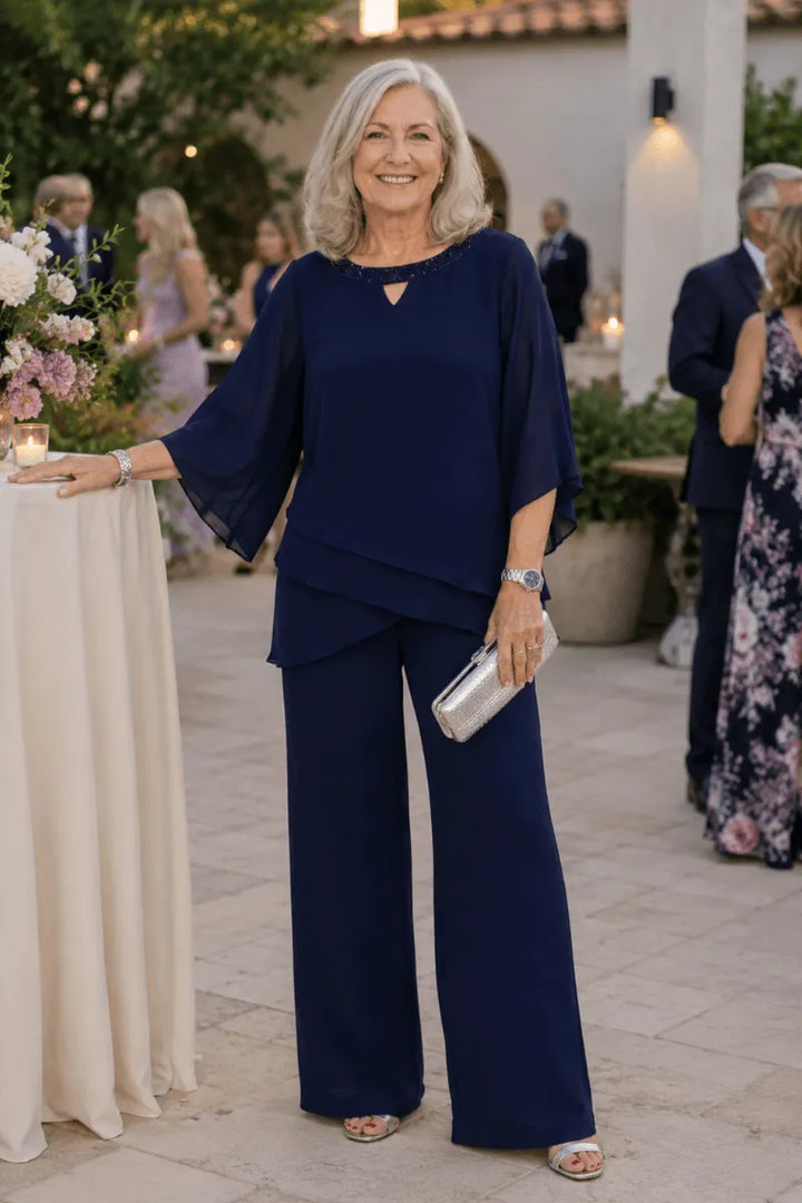 Elegante, lässige formelle Hosenanzug